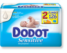 Toallitas Dodot Sensitive Recambio 126