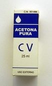 Acetona Pura CV 25 Ml.