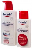 Eucerin Locion 400ml+Gel de Bao 200ml