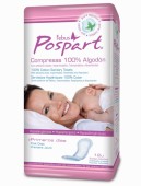 Febus Pospart Compresas Algodn Primeros Das 12uds