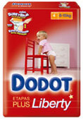 Pa�al Dodot Etapas Plus Liberty T4 8-15Kg 44 Und.