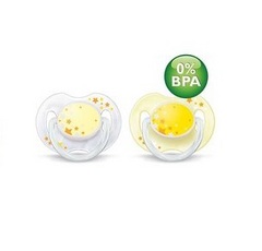 Avent Chupete Nocturno 0-6 meses 2uds