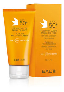 Babe Fotoprotector Facial 50+ Oil-Free 50ml