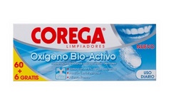 Corega Oxigeno Bio-Activo 66 Tabletas