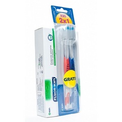 Fluor Kin Menta 125ml Duplo+Cepillos