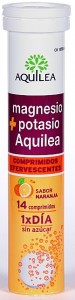 MAGNESIO+POTASIO Aquilea 14 comprimidos efervescentes
