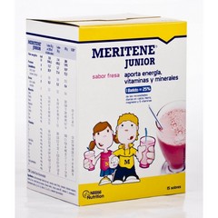 Meritene Junior Batidos Fresa 15 Sobres
