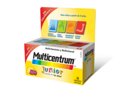 Multicentrum Junior 30 Comprimidos Masticables