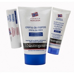 Neutrogena Manos Concentrada 50ml+Protector Labial SPF 20+Locion Corporal Hidratacion Profunda 1