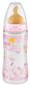 Nuk Biberon First Choice Latex Rose T1 300 Ml