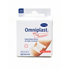 Omniplast Esparadrapo Tela Blanco 2,5x5cm