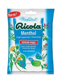 Ricola Caramelos Mentol Sin Azucar Bolsa 70gr