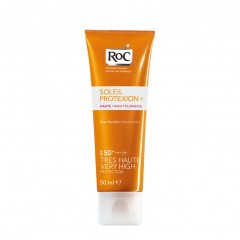 Roc Soleil Crema Alta Tolerancia Dermocalmante Piel Sensible SPF 50+ Facial 50ml