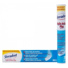 Steradent Triple Accion Plus 30 Tabletas
