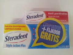 Steradent Triple Accion Plus 60 Tabletas+Fijador