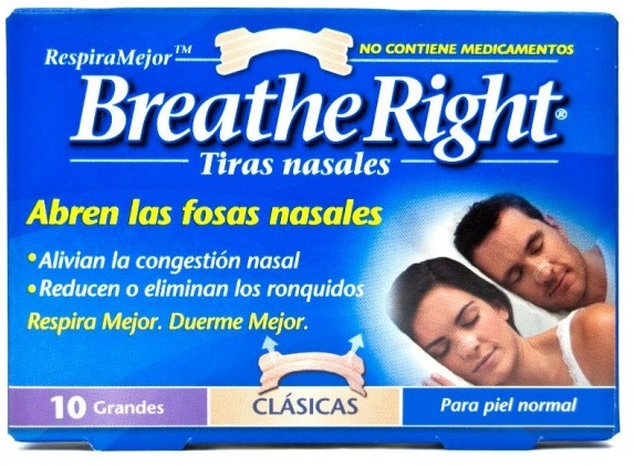 Breathe Right Breathe Right Tiras Nasales Clásicas Pequeñas