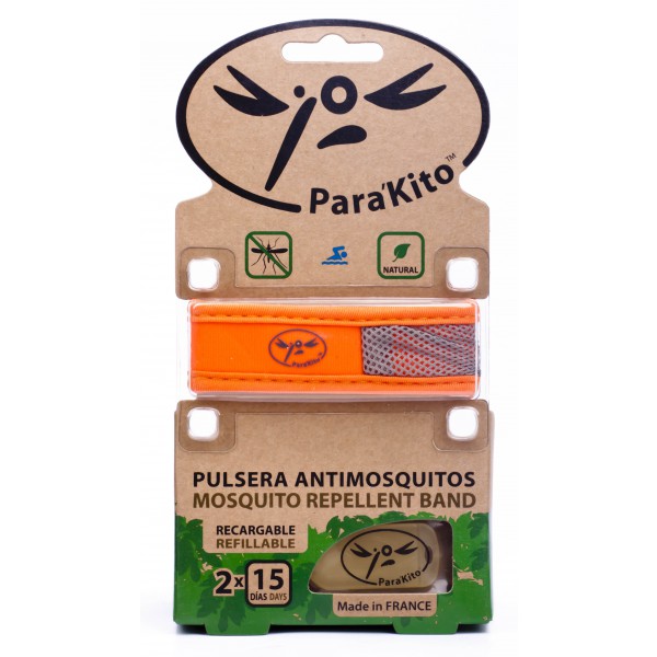 PARAKITO PULSERA ANTIMOSQUITOS+2 PASTILLAS - Repelente de  insectos/picaduras Parakito Pulsera Antimosquitos+2 Pastillas 