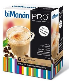 Bimanan PRO Batido Sabor Cafe 6uds