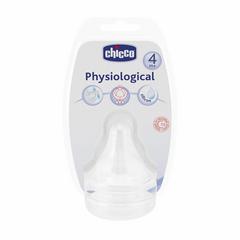 Chicco Tetina Fisiol�gica +4m Flujo R�pido Silicona 2uds