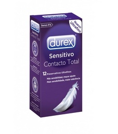 Durex Sensitivo Contacto Total 12uds