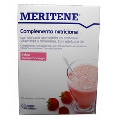Meritene Polvo Fresa 15 Sobres