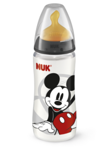 Nuk Biberon First Choice Latex T1 Mickey 300 ml