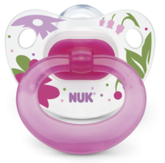 Nuk Chupete Dia Silicona T2 2uds