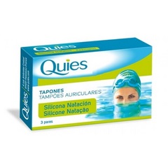 Quies Tapones de Silicona Natacion 6uds