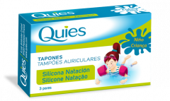 Quies Tapones de Silicona Natacion Infantil 3uds