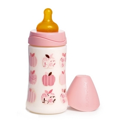 Suavinex Biberon B/ancha Latex Tetina 3posiciones Rosa 270ml